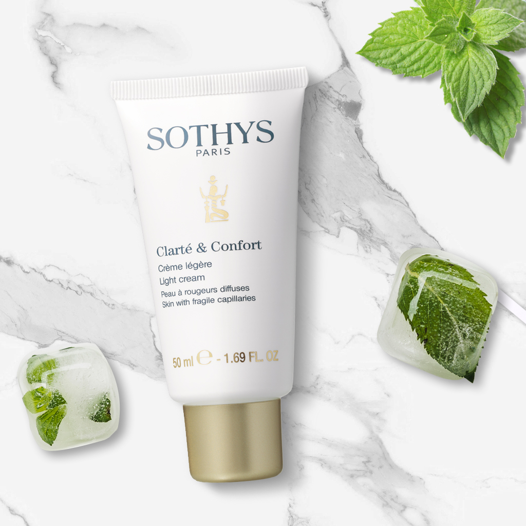 C&C Light Cream Sothys - Легкий крем Clarte & Comfort для чувствительной кожи и кожи с куперозом