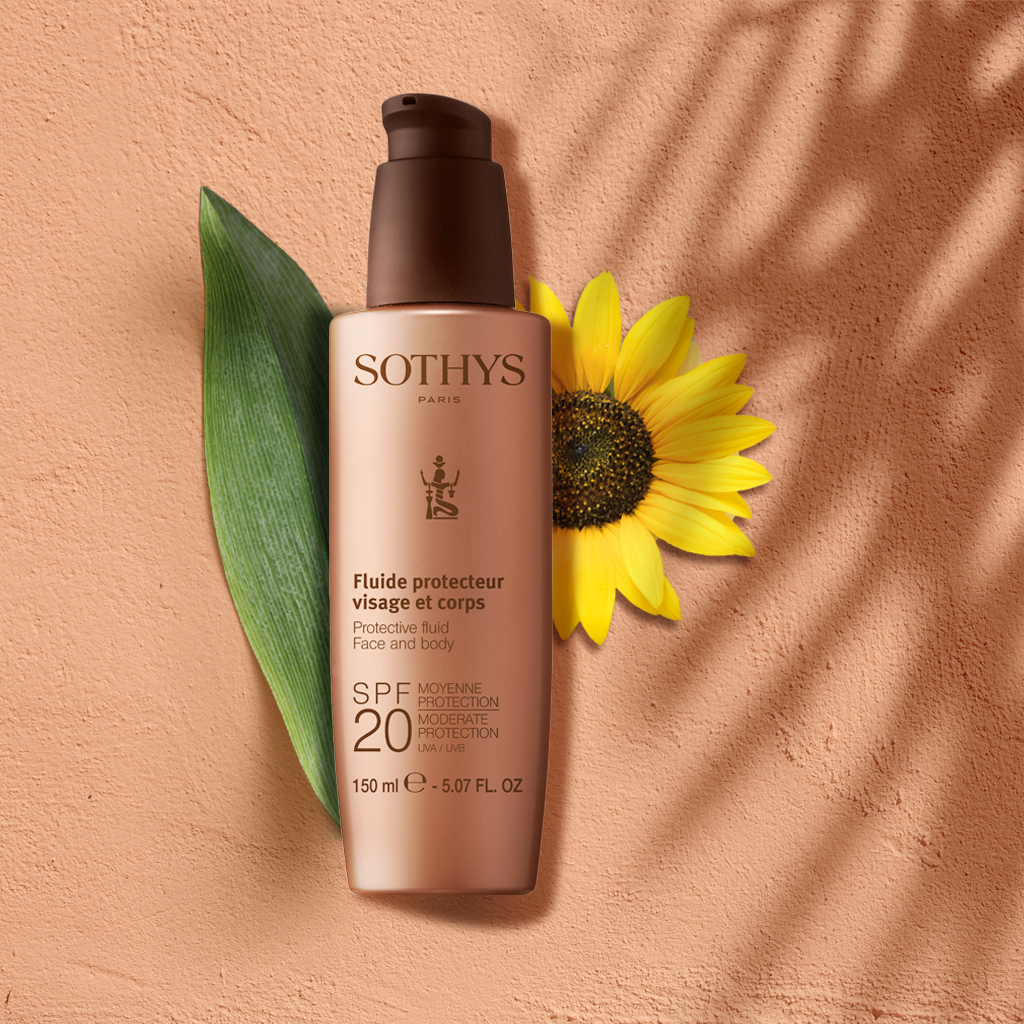 Protective Fluid Face And Body SPF20 Moderate Protection UVA/UVB Sothys - Молочко с SPF20 для лица и тела