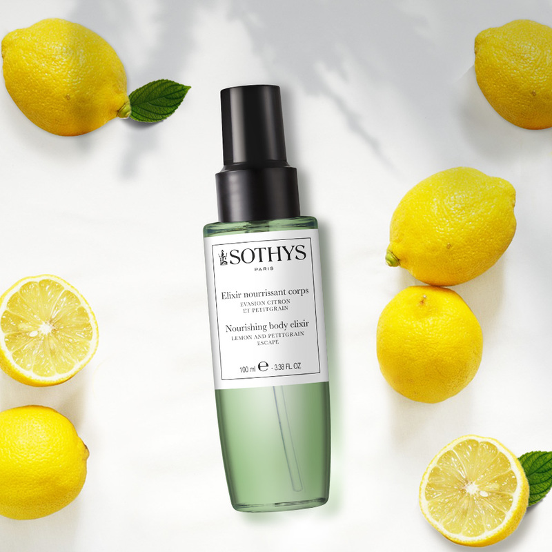 Nourishing body elixir Lemon and Petitgrain escape Sothys - Насыщенный эликсир для тела с лимоном и петигрейном