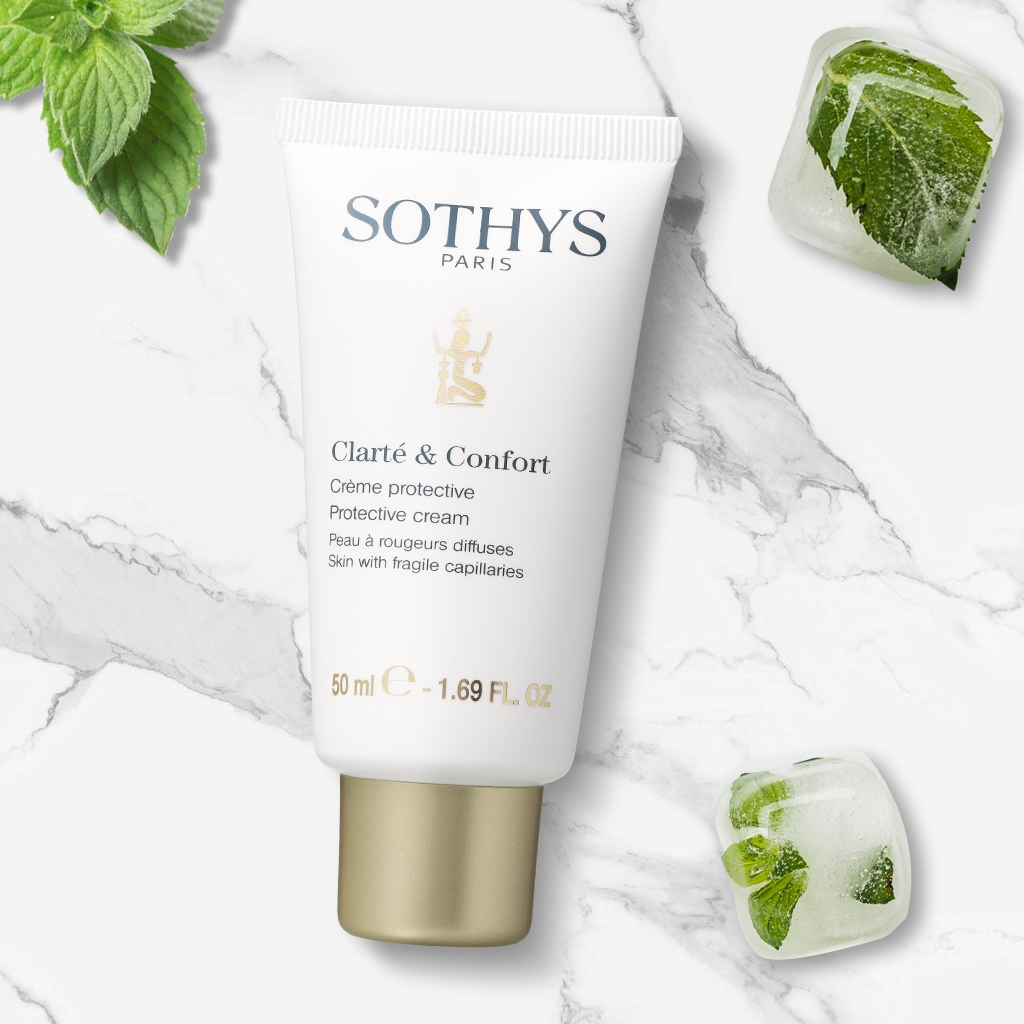 C&C Protective Cream  Sothys - Крем защитный Clarte & Comfort для чувствительной кожи и кожи с куперозом